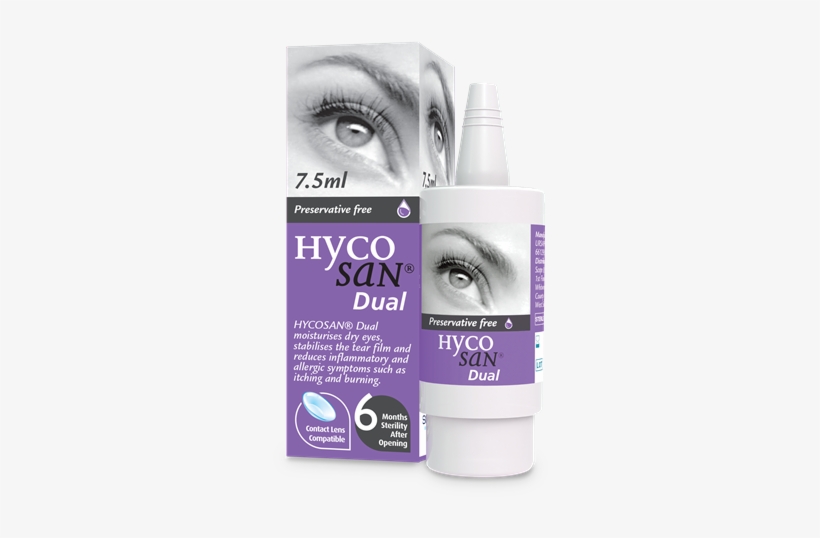 Hycosan Dual 10ml 3d Png - Hycosan Eye Drop, transparent png download