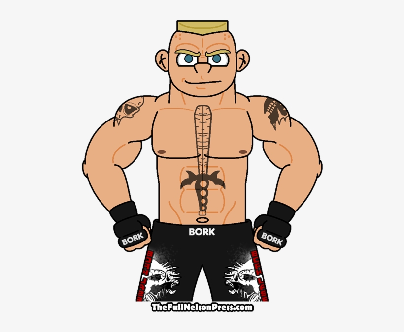 Brock Lesnar - Cartoon, transparent png download