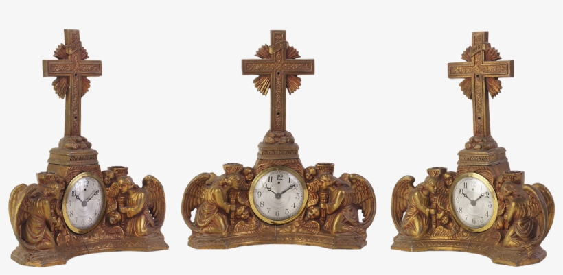 Clock Vintage Mantel Clocks - Clock, transparent png download