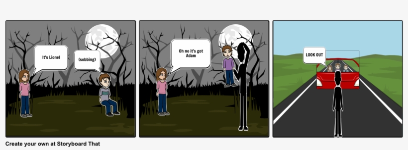 The Slender Man - Cartoon, transparent png download