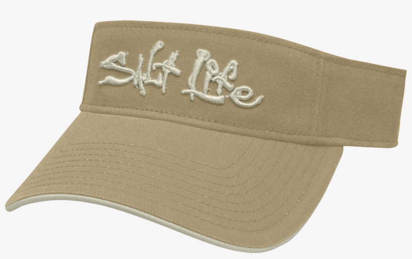 Salt Life Signature Logo Visor / Khaki - Salt Life Visor - Khaki, transparent png download