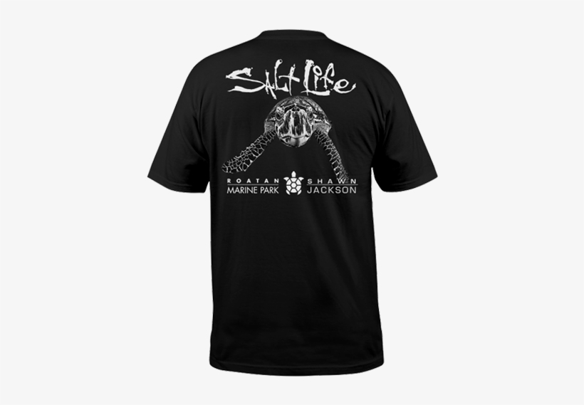 Roatan Marine Park Sea Turtle Tee - Salt Life Shirts, transparent png download