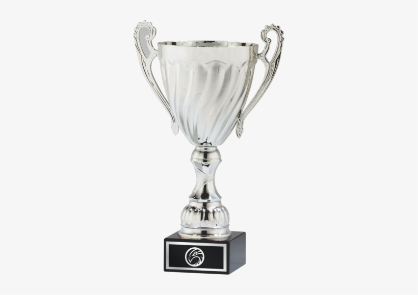 Silver Metal Cup Trophy - Custom 11 1/2" Silver Trophy Cup W/ Plastic Stem, Promotional, transparent png download