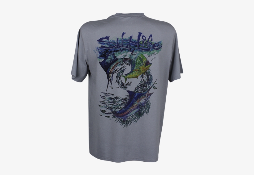 Slm677 Greyheather Back - Raglan Sleeve, transparent png download