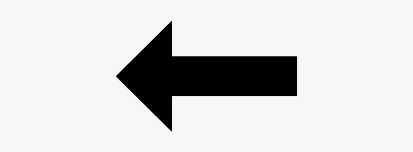 Svg Png - Transparent Black Arrow Sign, transparent png download