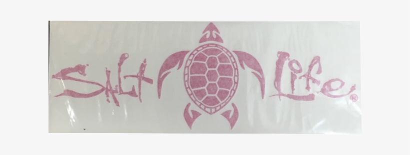 Pink Salt Life Surf Sticker Turtle Decal - Salt Life Sea Turtle, transparent png download
