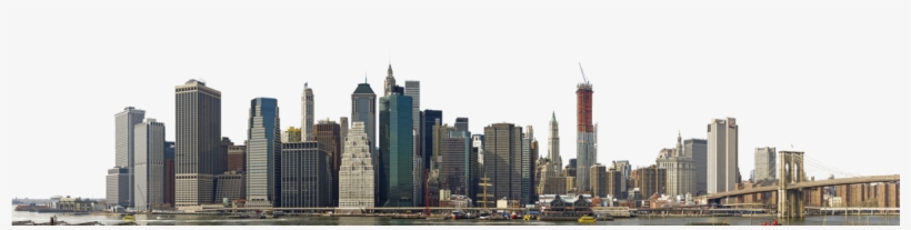 Manhattan Skyline Png - Lower Manhattan, transparent png download