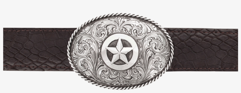 Silver King Oval Star With Rope Edge 1 1/2" Trophy - Rope, transparent png download