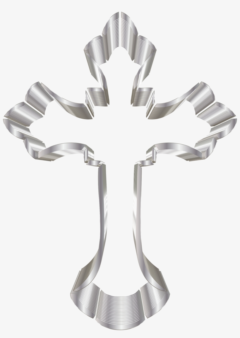 This Free Icons Png Design Of Silver Ornate Cross No, transparent png download