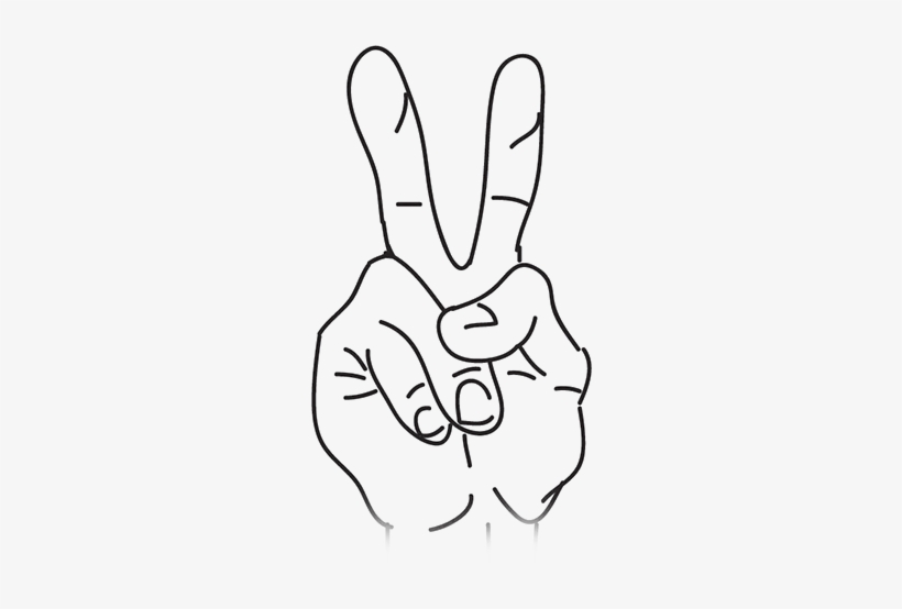 Clip Art 2 Fingers, transparent png download