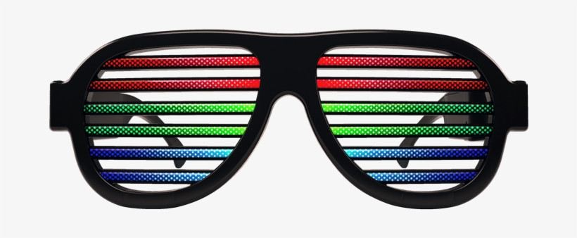 New Front Black - Clazy Shades/クレイジーシェード サウンドにあわせてled, transparent png download