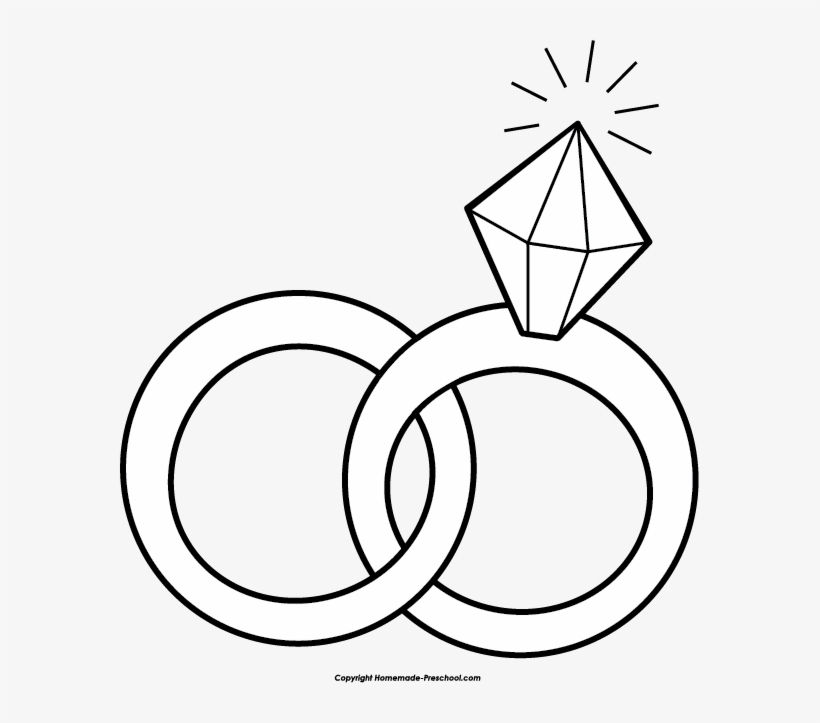 Diamond Clip Art Diamond Clipart Photo 3 - Rings Clip Art Png, transparent png download