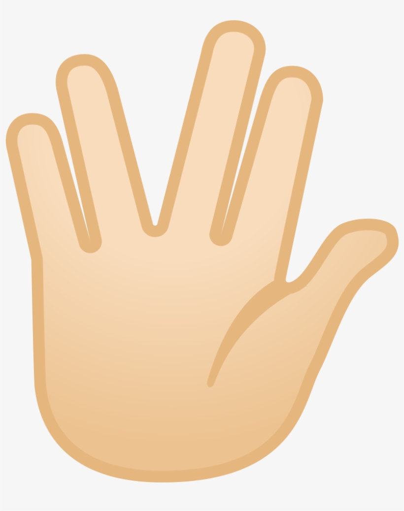 Download Svg Download Png - Emoji Saludo Vulcano Png, transparent png download