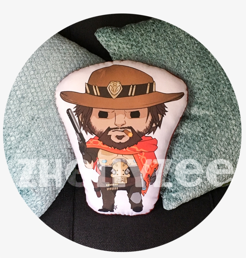 Mccree Pillow Plush - Pillow, transparent png download
