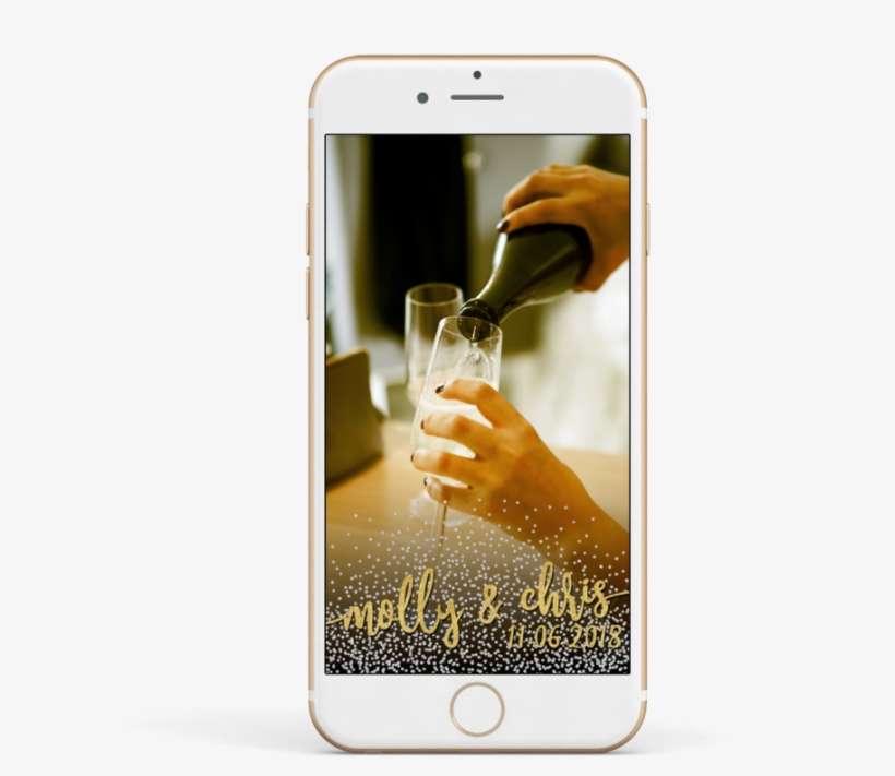 Snapchat Wedding Filter, transparent png download