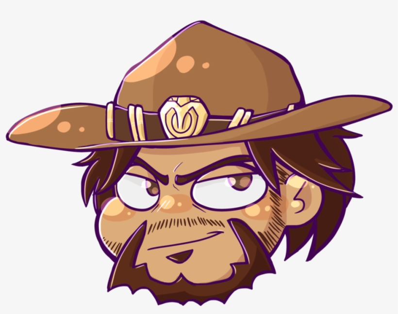 Chibi Mccree By Emstylauzer On Deviantart - Mccree Chibi, transparent png download
