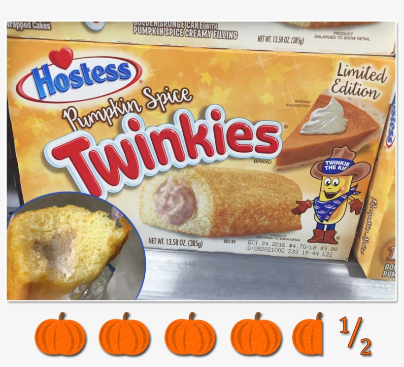 Pumpin Spice Twinkies - Hostess Pumpkin Spice Twinkies 13.58 Oz. Box, transparent png download