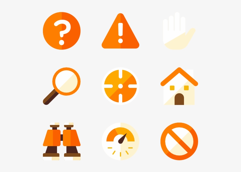 Interface - Iconos Naranjas Png, transparent png download