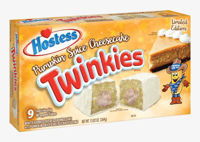 Hostess Snacks - Hostess Pumpkin Spice Twinkies 13.58 Oz. Box, transparent png download