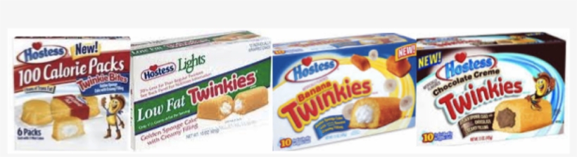 Twinkies Historical Line Extensions - Hostess Chocolate Twinkies, transparent png download