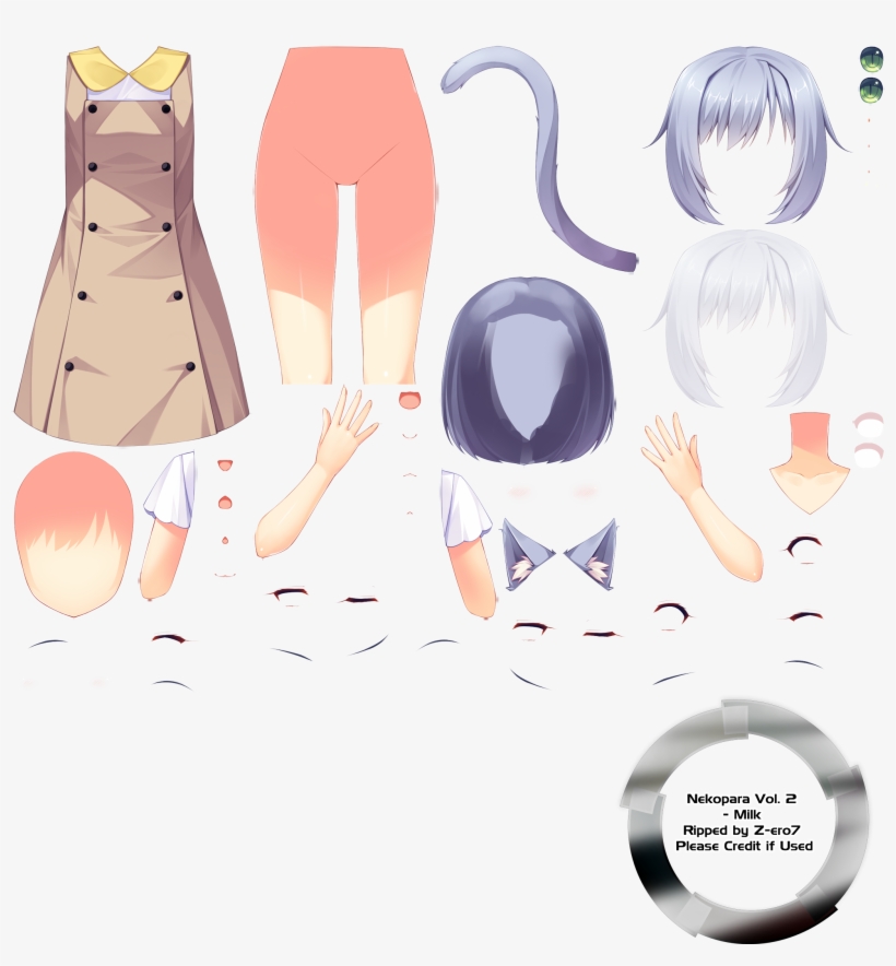 Nekopara Vol 2 Milk, transparent png download