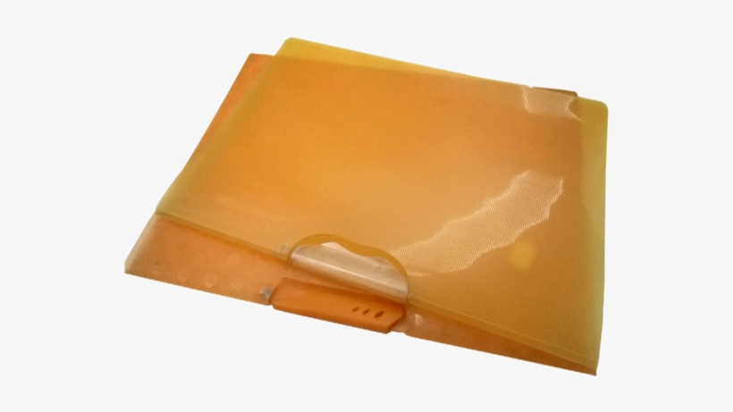 Folder Plastico Naranja - Plastic, transparent png download