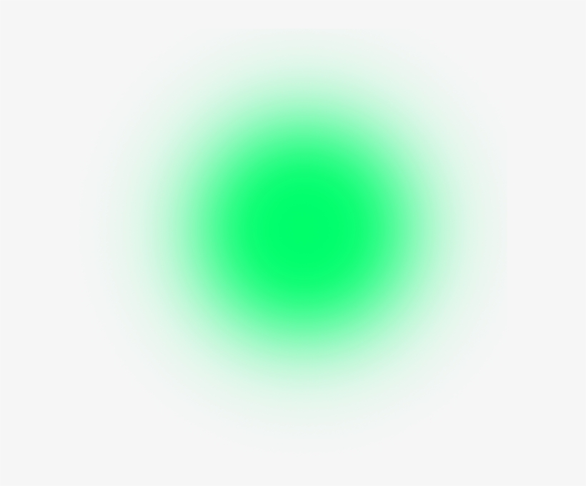 Glow Png Hd - Green Glowing Circle Png, transparent png download