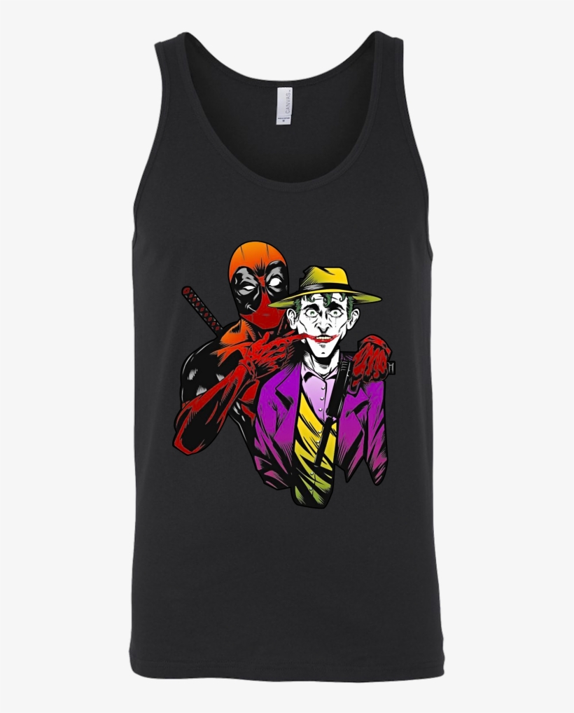 Out Crazing Crazy Deadpool Joker Comic Con Shirts T - Joker And Deadpool Party, transparent png download