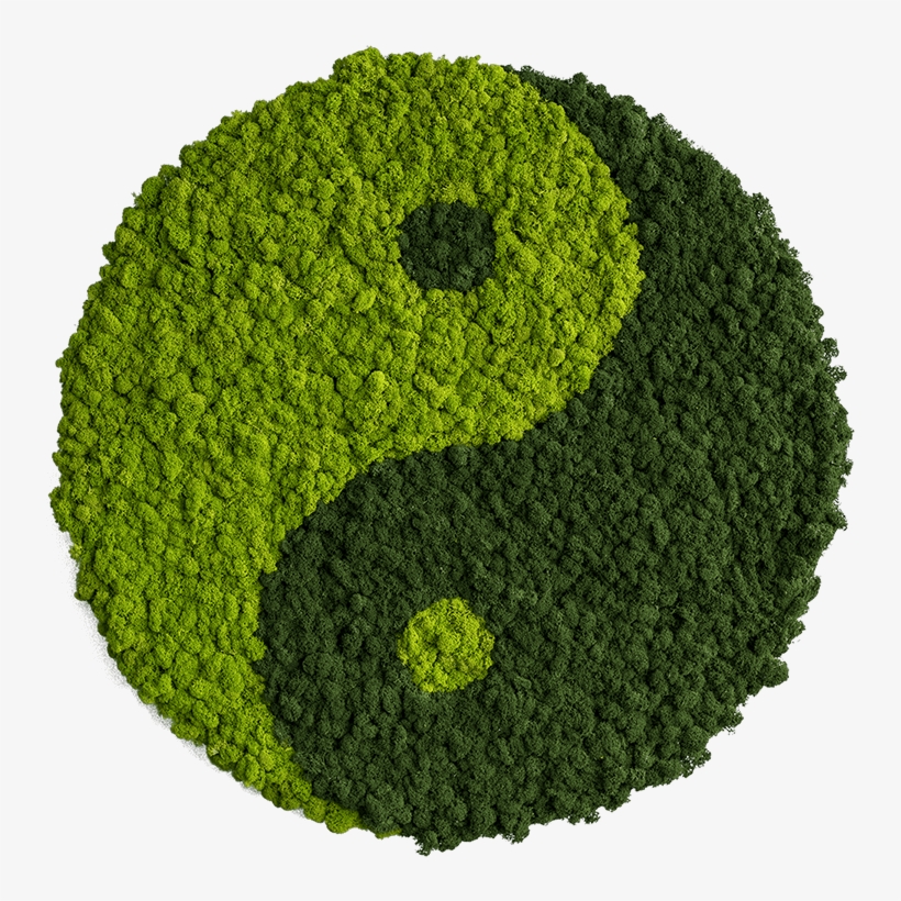 Reindeer Moss Yin & Yang - Stylegreen, transparent png download