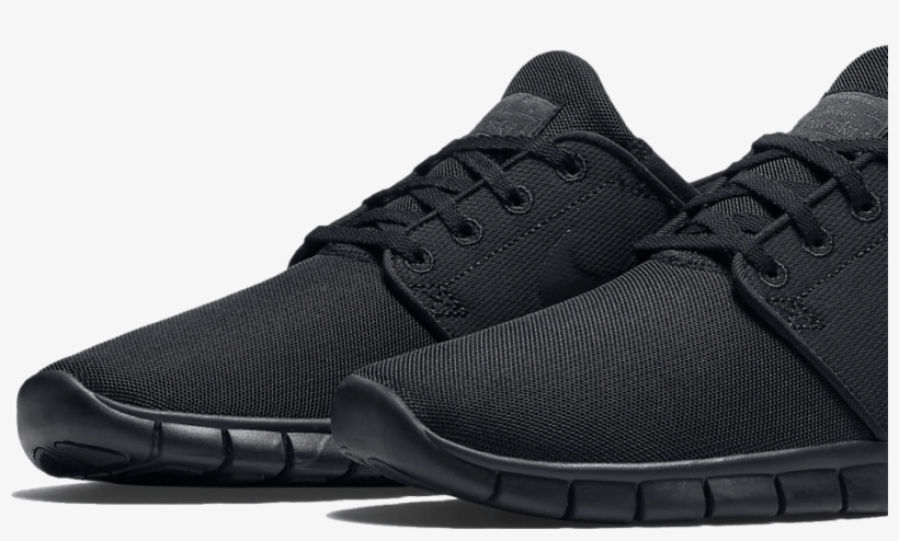 Mens Skate Shoes - Mens Trainers Black, transparent png download