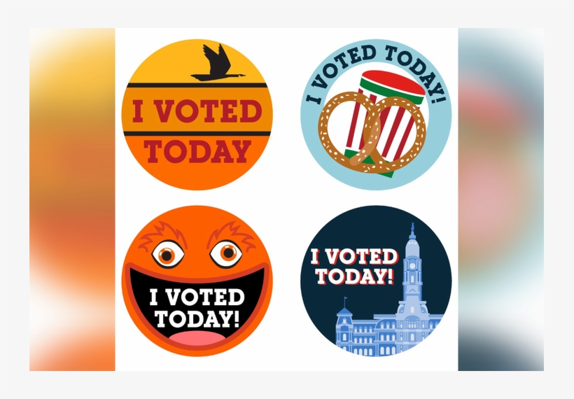 Voting - Best I Voted Stickers, transparent png download