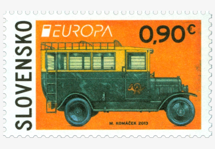 Postal Vehicle Postage Stamp Design Siderography - Postage Stamp, transparent png download