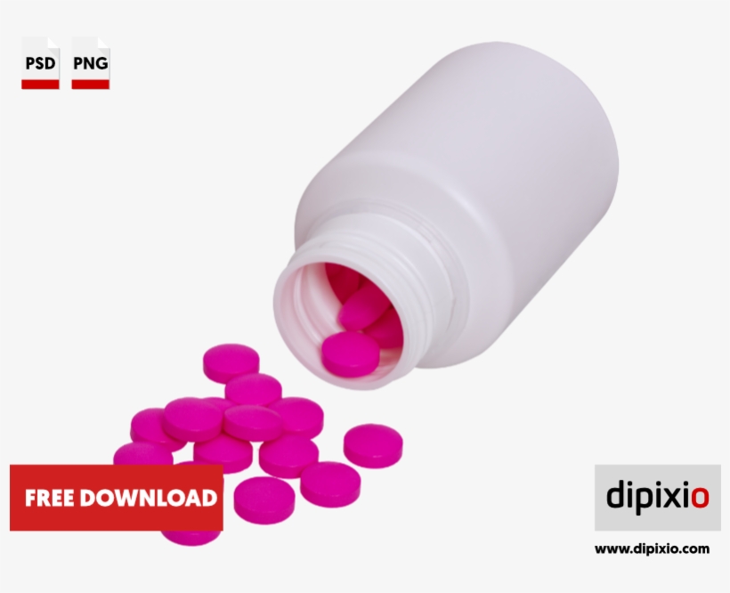 Pills Fall Out Of Bottle Affinityphoto Luminar2018 - Photography, transparent png download