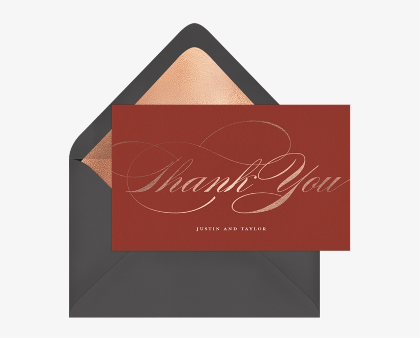 Beautiful Script Thank You Note - Skript-dank Wedding %pipe% Dankt Ihnen Karte, transparent png download