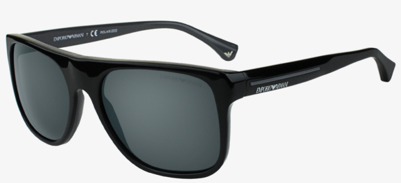 Emporio Armani Ea4014 Black Grey Polarised Sunglasses - Gucci Gg0024s 001, transparent png download