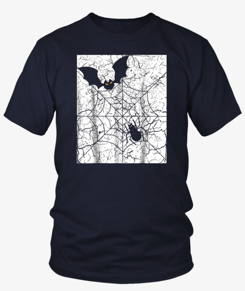 Flying Bats Halloween Spider Web 2018 Boo T-shirt - Senior 19 Shirt Ideas, transparent png download