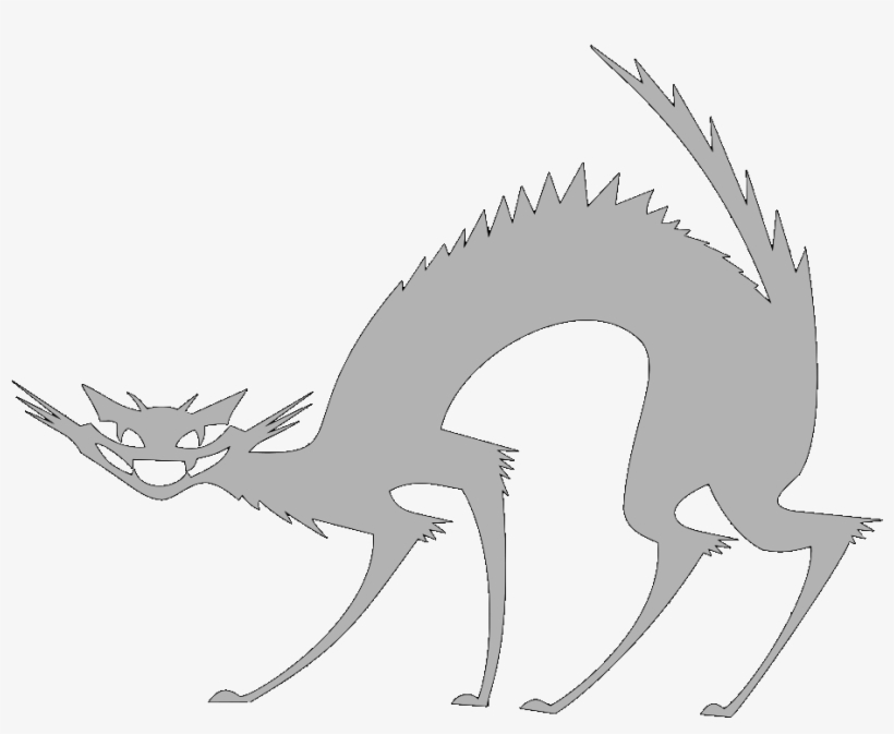 Scaredy Cat Tales Of Horror - Wild Cat Cartoon, transparent png download