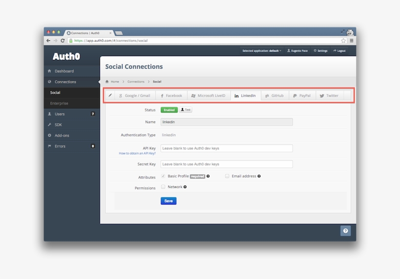 Sso Linkedin Paypal Twitter Facebook - Cloud Server Control Panel, transparent png download
