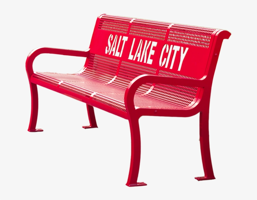 Custom Benches - Ultra Site Lexington Fiesta Pattern Bench With Back,, transparent png download