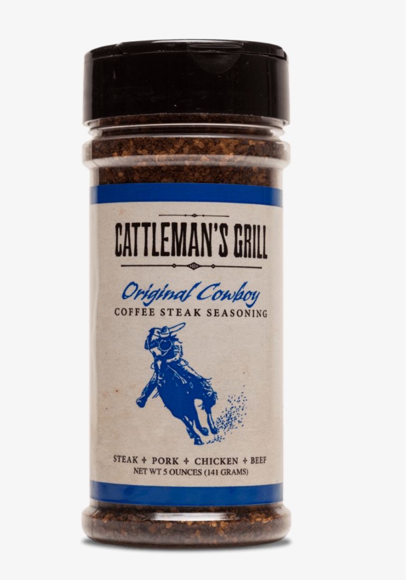 Cattleman's Grill Original Cowboy Coffee Steak Rub - Cowboy Seasoning The Brand, transparent png download