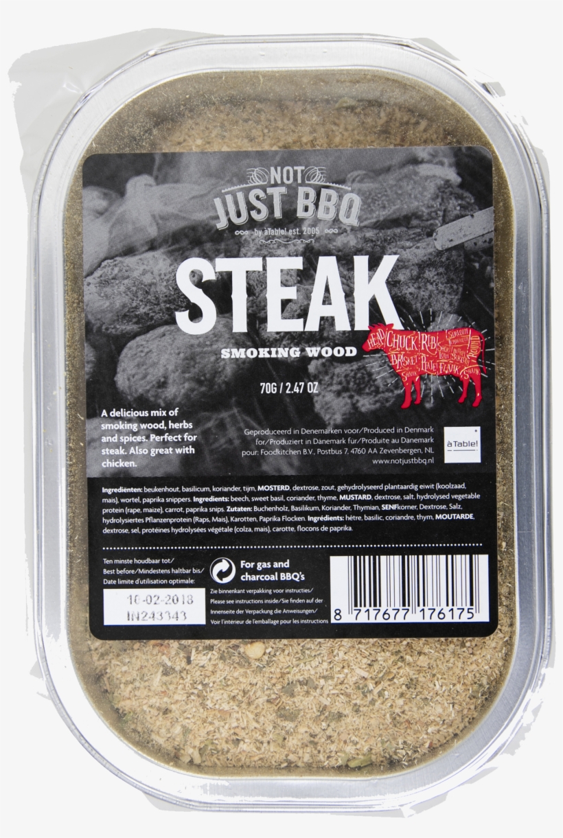 Smoking Tray Steak 70g €3 - Bandeja Para Ahumar Carne, transparent png download