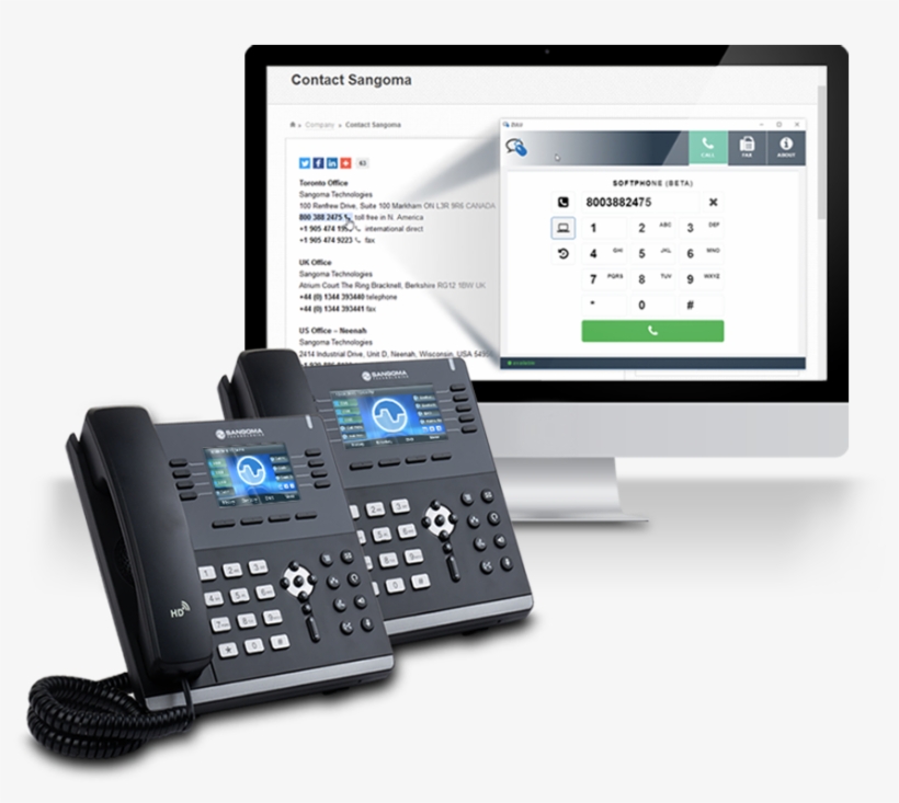 Ip Phones / Softphones - Operating System, transparent png download