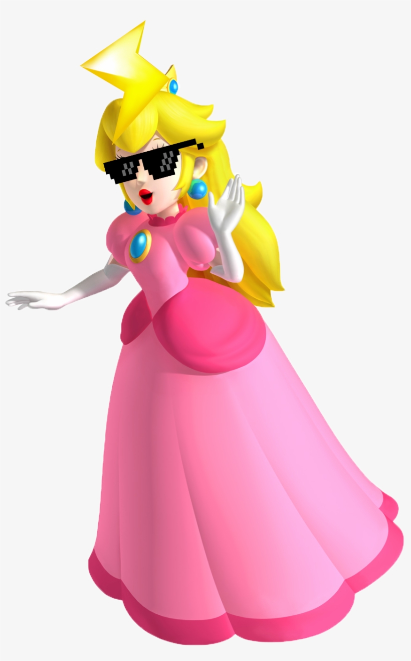 Princess Peach Room Decor Decal - Removable, transparent png download
