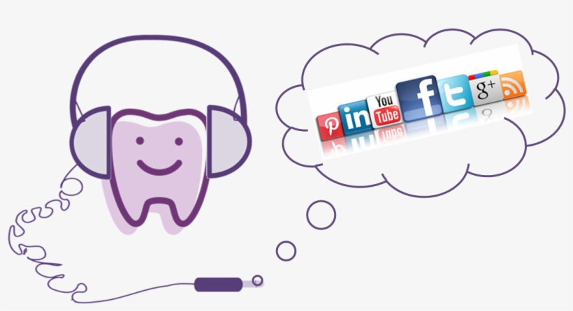 Dentix Escucha Rrss - 3drose Llc 8 X 8 X 0.25 Inches Mouse Pad, Skull And, transparent png download
