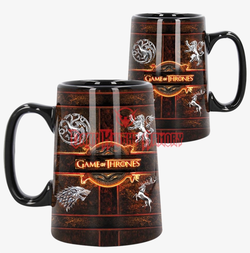 Game Of Thrones Rustic Sigil Tankard - Official Hbo Game Of Thrones Gold Targaryen Sigils, transparent png download