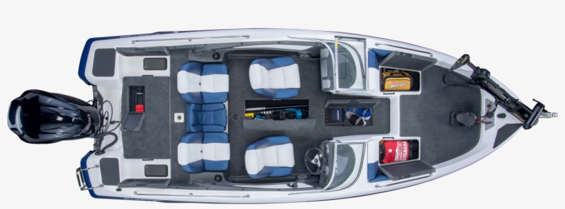 2019 Skeeter Sl210 Fish & Ski Boat For Sale Overhead - Boat, transparent png download