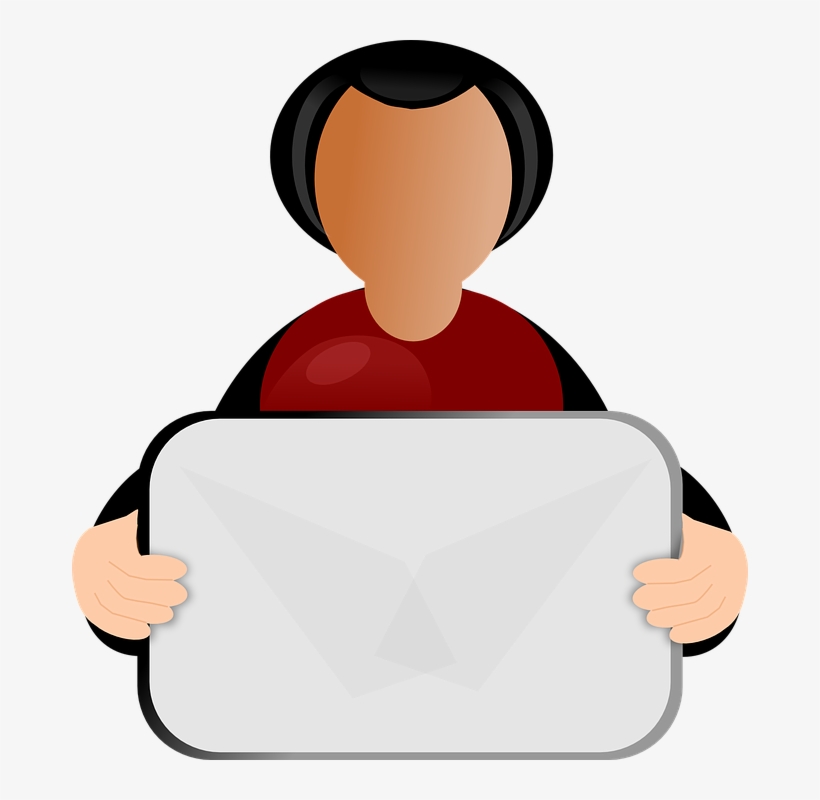 Persona Alerta Png - Person Holding Sign Clipart, transparent png download