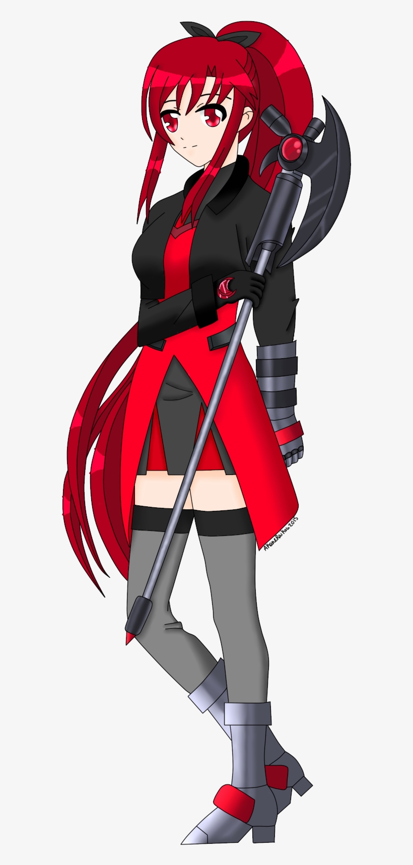 Akane Raikou - Knight Armor - Illustration, transparent png download