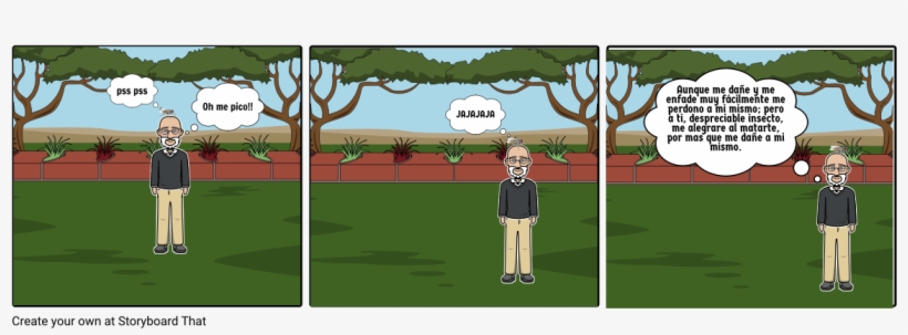 El Calvo Y La Mosca - Cartoon, transparent png download