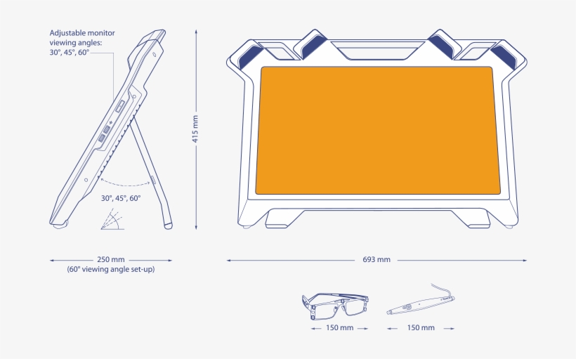 Ibench Mobile Technical Drawing - Drawing, transparent png download